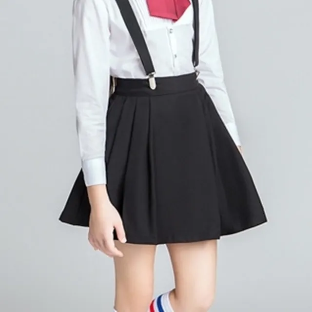 【橘魔法】後鬆緊 基本款制服百褶褲裙 內有安全褲 女童 兒童 童裝 短裙 裙子 格子裙 學院風 校園 表演