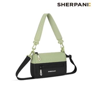 【Sherpani】RFID 防潑水多功能斜背包 26I Skye 3L｜草綠-黑 (RFID遮蔽 撥水)