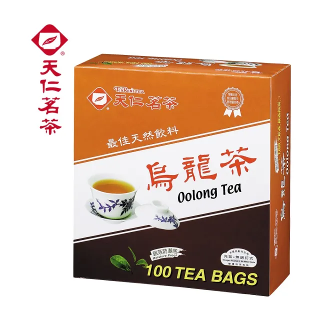 【天仁茗茶】鋁箔防潮包100入x3盒任選(綠茶/茉香綠茶/香片茶/烏龍茶/阿薩姆紅茶)