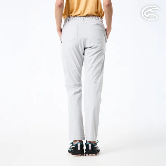 【ADISI】女四向彈極耐磨透氣機能健旅褲 AP2611097 淺蒼灰 S-XL｜四面彈性 耐磨防刮 登山健行 快乾 休閒褲