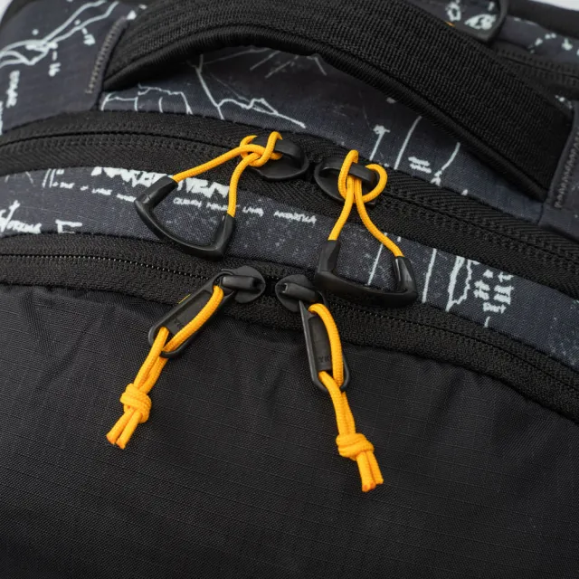 【The North Face】北面男女款深灰色DWR防潑水大容量休閒後背包｜52SEMV3 筆電包/登山包
