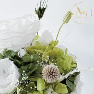 【Floral M】夏洛特花園永生花禮(乾燥花/永生花/情人節花禮/告白禮物/生日禮物/開幕花禮/居家擺飾)