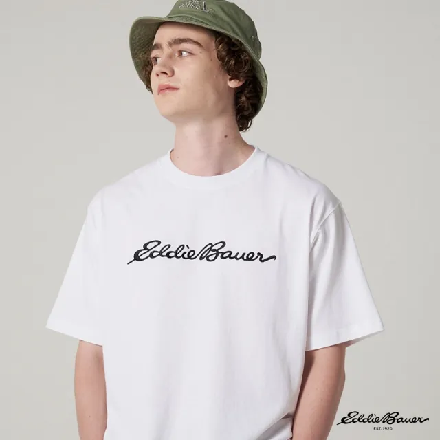 【Eddie Bauer】JAPAN EDITION 中性經典LOGO刺繡/印花T恤 任選