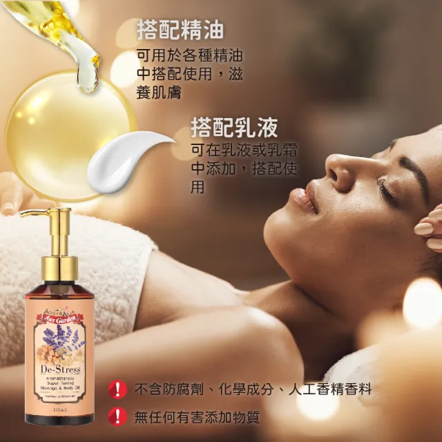 【Ausgarden 澳維花園】乳香薰衣草按摩精油155ml(含薰衣草精油 身心放鬆調理滋潤)