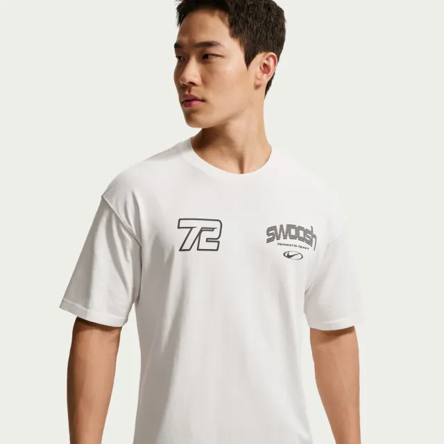 【NIKE 耐吉】短袖上衣 男 T恤 運動 寬鬆 AS U NSW TEE LSE SPEED AND SPO 米灰 IM3778-030