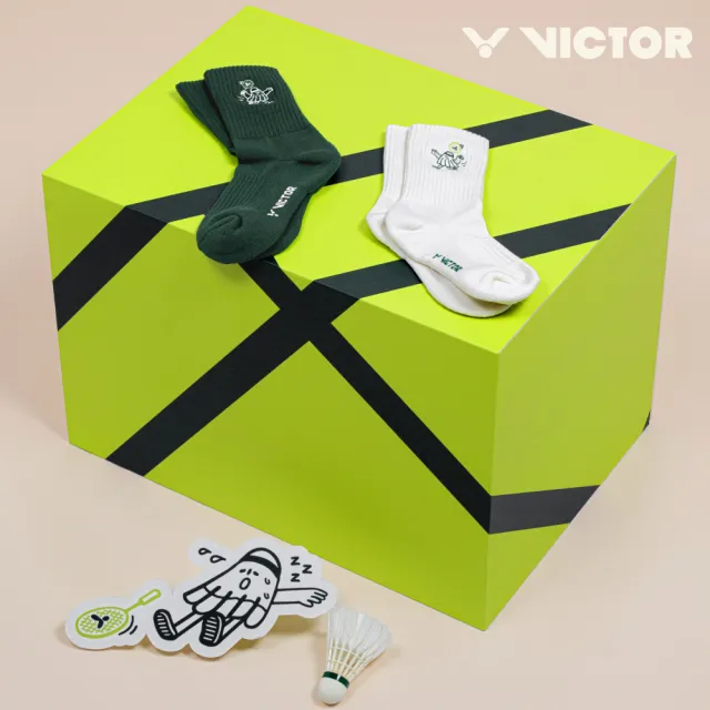 【VICTOR 勝利體育】VICTOR 日日羽球日系列高筒運動襪 (SK2607EIBD/SK2608EIBD L/G 兩色)