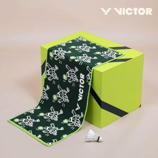 【VICTOR 勝利體育】VICTOR 日日羽球日系列毛巾 (TW2609EIBD G 森林綠)