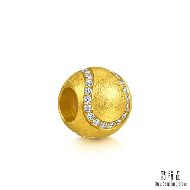 【點睛品】Charme 星耀網球 鑽石黃金串珠(7月新品)