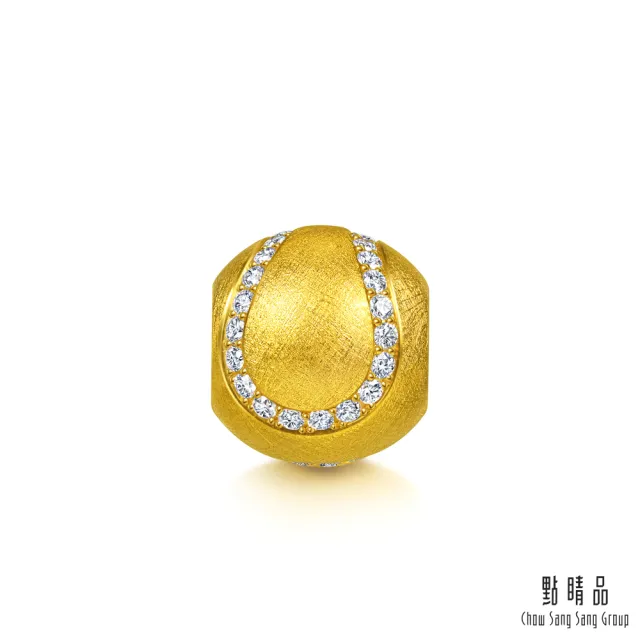 【點睛品】Charme 星耀網球 鑽石黃金串珠(7月新品)