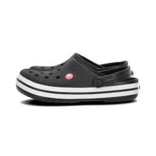 【Crocs】Crocband Clog 男鞋 女鞋 黑白色 輕量 防水 經典 休閒 洞洞鞋 涼拖鞋 11016-001