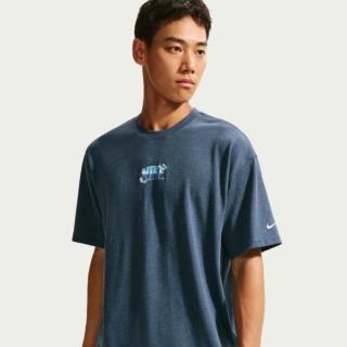 【NIKE 耐吉】短袖上衣 男 訓練 慢跑 AS U NSW RETRO FLAIR TEE 藍 IW1196-410