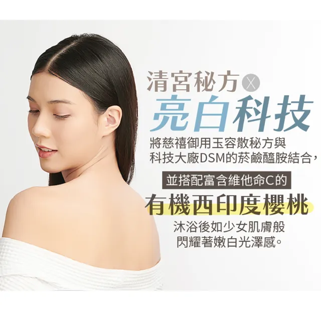 【古寶無患子】4瓶入 玉容嫩白沐浴精華露500gX4(維他命B3/玉容散/亮白/柔嫩)