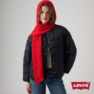 【LEVIS】連帽圍巾 / 羊毛混紡 人氣新品 0080F-0002