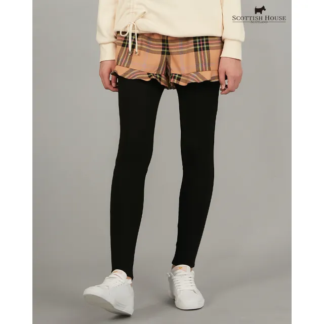 【SCOTTISH HOUSE】荷葉邊短褲內搭褲-紅綠格/卡其紅CHUB2208