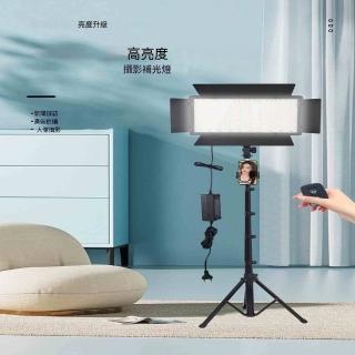 【MatsuTa 松太】LED 落地平板補光燈 RGB 影片直播打光燈 可外接電池便攜攝影燈 人像商品室內外拍攝柔光