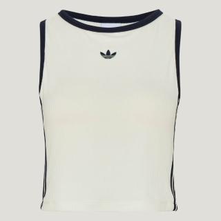 【adidas 愛迪達】運動 休閒 無袖 背心 女上衣 3S PADDED TANK(LF4596)