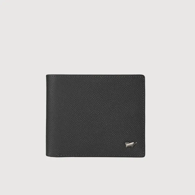 【BRAUN BUFFEL 德國小金牛】HOMME-ZW 4卡零錢袋皮夾-多色任選(BF599-315-BK/NY) 錢包送禮推薦