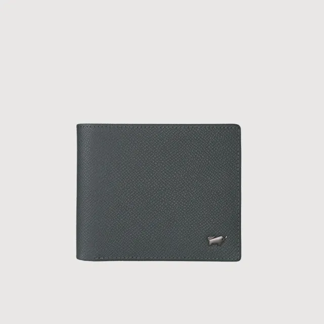 【BRAUN BUFFEL 德國小金牛】HOMME-ZW 8卡中間翻零錢袋短夾-多色任選(BF599-318-BK/NY) 錢包送禮推薦