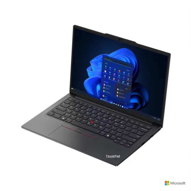 【ThinkPad 聯想】+2K迷你相機★14吋Ryzen 5商用輕薄筆電(E14/R5-7535U/16G/1T SSD/W11H/2年保)