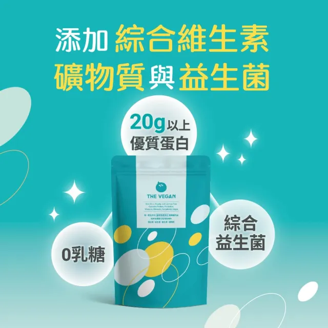 【THE VEGAN 樂維根】經典植物優蛋白 4入組 1KG/袋(優蛋白.高蛋白.蛋白粉.台灣製造.全素)