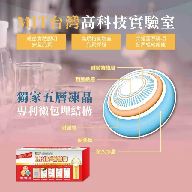 【生寶國際生技】總司直發 特益菌 益生菌複方LP110+LP119高菌數 3盒 EX菌數1300(30包/盒)+贈品