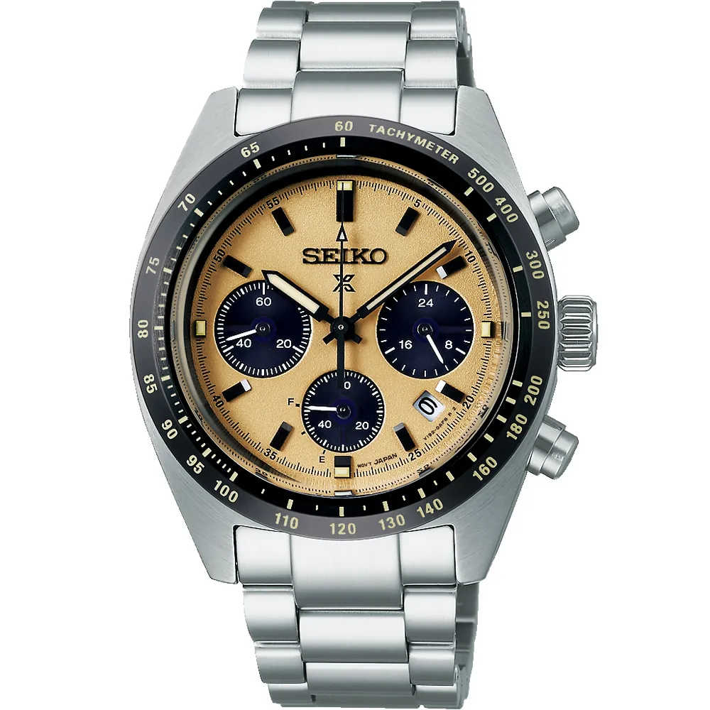 【SEIKO 精工】Prospex 熊貓錶 SPEEDTIMER 太陽能三眼計時手錶 618年中慶 推薦(SSC817P1/V192-0AF0Y)