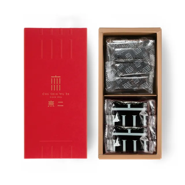 【CHU SHIN WU ER 無二】鴻福雙喜十三號禮盒-綜合芝麻(365g±3%)