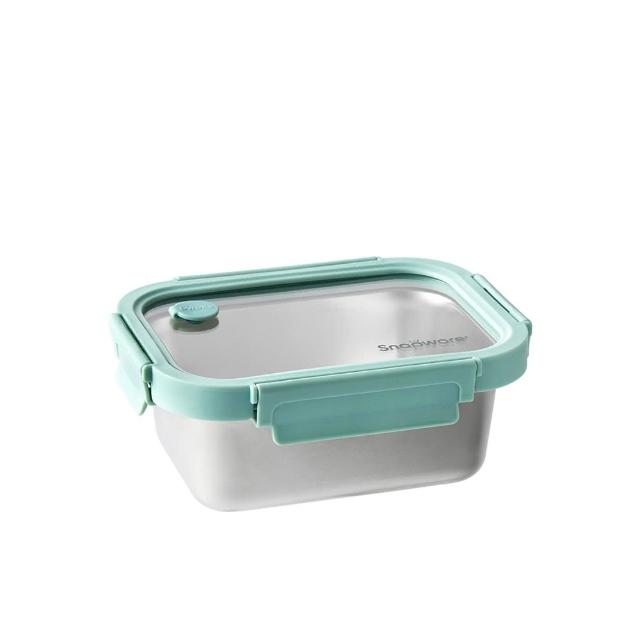 【CorelleBrands 康寧餐具】可直火可微波316不鏽鋼保鮮盒820ML