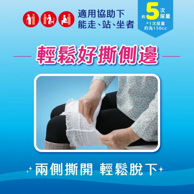 【來復易】長時間安心復健褲M-XL 2箱組 (成人紙尿褲/褲型紙尿褲)