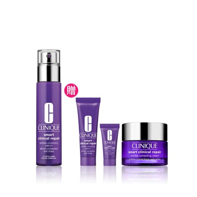【CLINIQUE 倩碧】天才A醇精華入門組(天才激光修護煥膚精華30ml+10ml/醫美後適用)