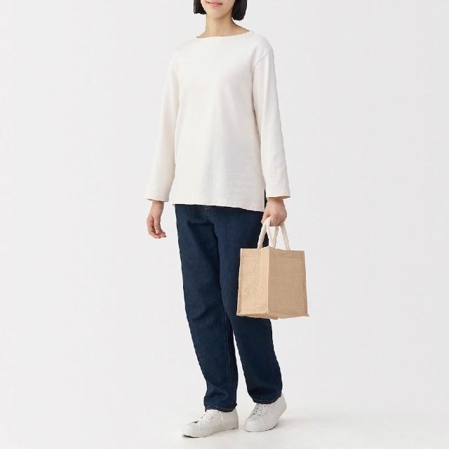 【MUJI 無印良品】黃麻購物袋原色A6