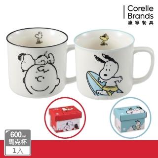 【CorelleBrands 康寧餐具】CORNINGWARE SNOOPY馬克杯600ml