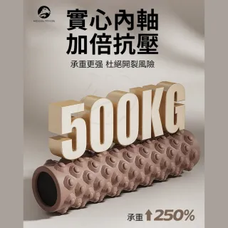 【Michael Fitness 麥克健身】實心瑜珈柱 45CM滾筒 50D滾筒 EVA筋膜滾筒 肌肉放鬆 運動按摩 滾背 運動滾輪