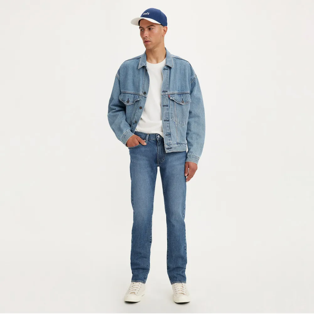 【LEVIS】男款 511低腰修身窄管牛仔褲/精工中藍染水洗/赤耳/彈性布料 熱賣單品 04511-5239