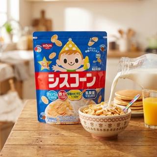 【NISSIN 日清】3包組 兒童玉米脆片(增量版230g/包) 日本進口食品 牛奶麥片 學生快速早餐穀片 辦公室零食