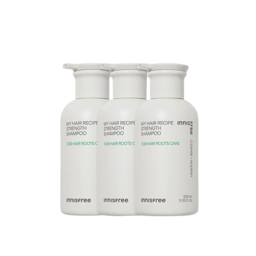 【innisfree】我的秀髮-強健修護洗髮精 330ml(3入組/強健髮根)