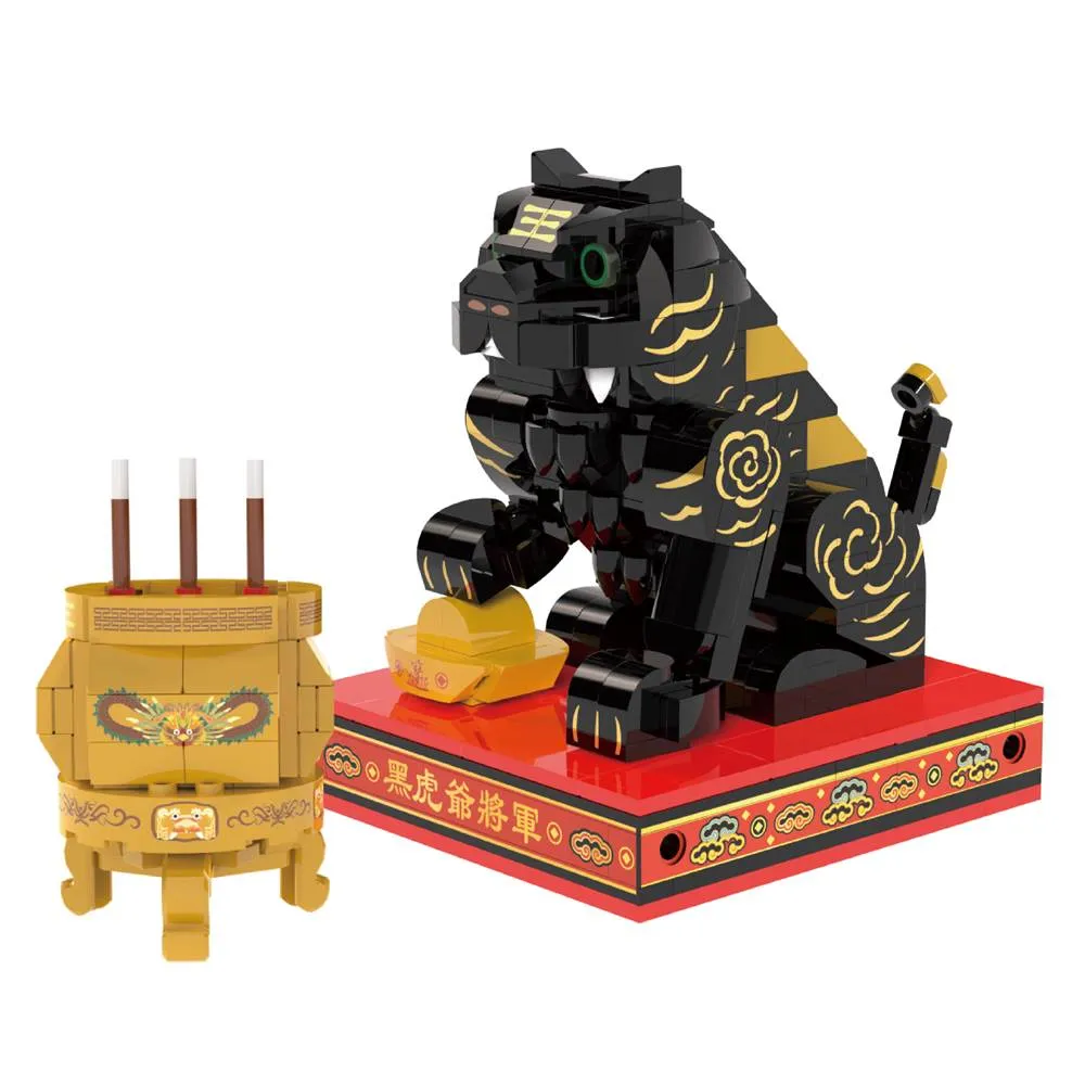 TRUE WAY TOY】黑虎爺將軍金香爐招財積木組- momo購物網- 好評推薦