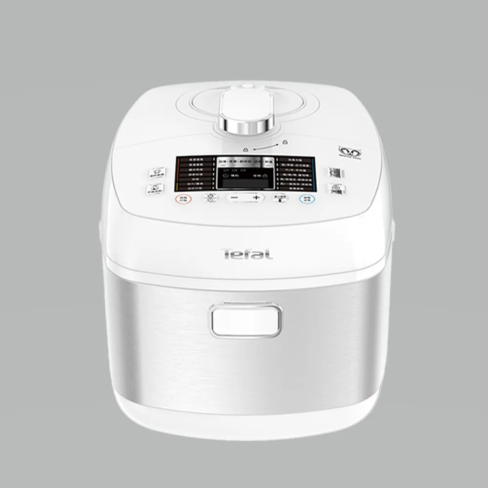 【Tefal 特福】鮮呼吸智能萬用鍋/壓力鍋/舒肥-極地白-(CY625170)