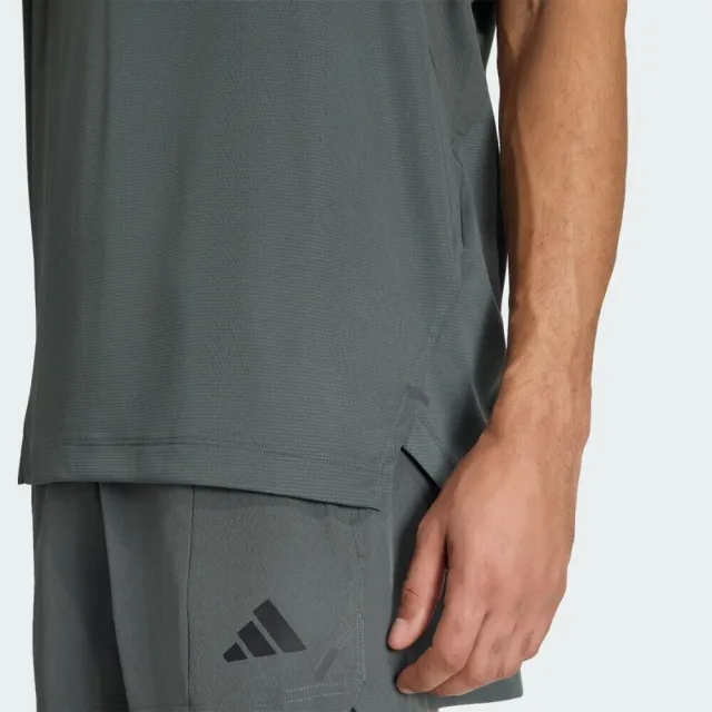 【adidas 愛迪達】D4t Primelift T 男 T恤 運動上衣 休閒短袖 橄欖綠 亞版(KS1147)