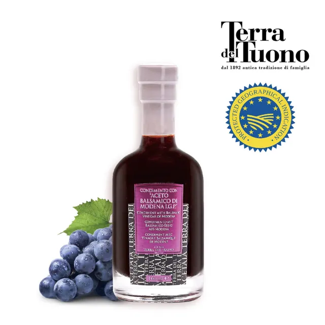 【Terra Del Tuono 雷霆之地】巴薩米克醋 5年春天紫標100ml (義大利直送/IGP認證/葡萄醋/料理醋/沙拉醋)