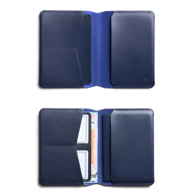 【Bellroy】官方直營 Passport Cover 真皮護照套 - RFID防盜(海軍藍)
