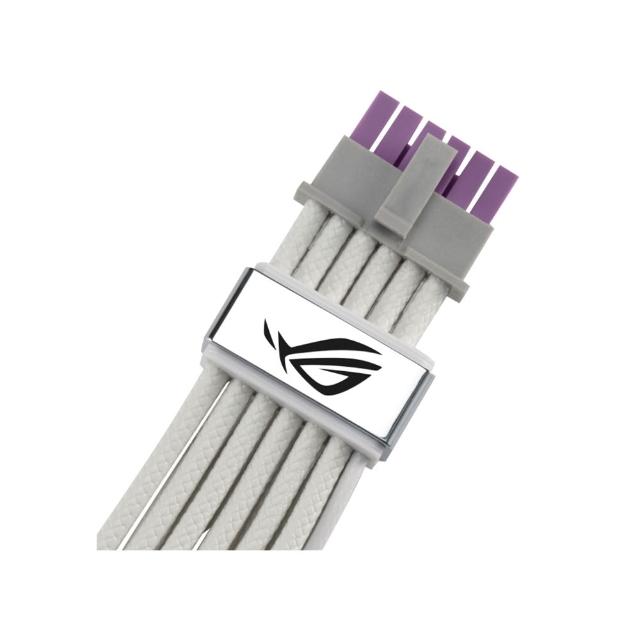 【ASUS 華碩】ROG Equalizer 電源線 - 潮競白