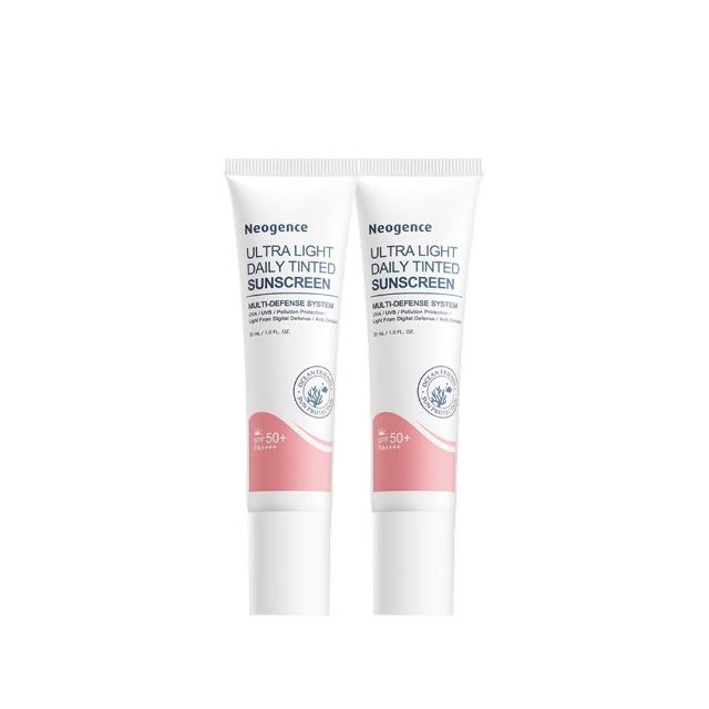 【Neogence 霓淨思】超貼妝亮顏控油UV隔離乳30ml-SPF50+/PA++++ 2入