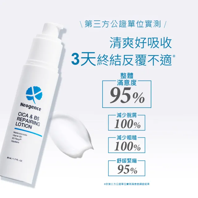 【Neogence 霓淨思】積雪草B5舒敏修護凝乳50ml