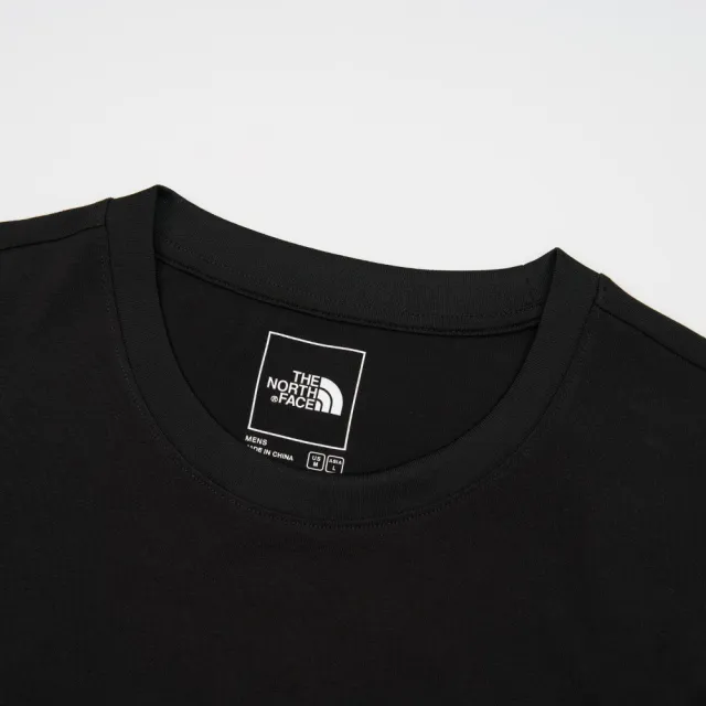 【The North Face】北面男款黑色FLASHDRY速乾短袖T恤|8G7UJK3 排汗衫