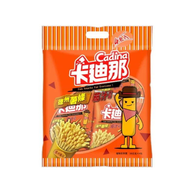 【可樂果】卡迪那量販包8袋組-豌豆酥/德薯茄汁/寶卡卡(任選2口味)