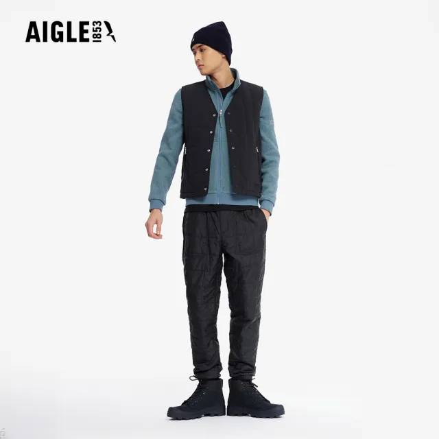 【AIGLE】男 POLARTEC 刷毛保暖外套｜AG-4A114(POLARTEC 男外套  保暖外套 刷毛外套 刷毛衣)