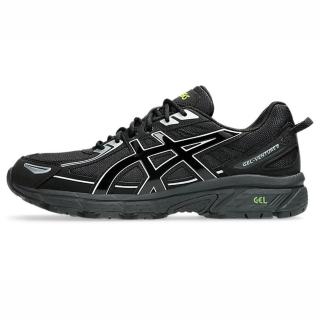 【asics 亞瑟士】GEL-Venture 6 男女 休閒鞋 戶外 復古 流行 黑(1203A438-007)