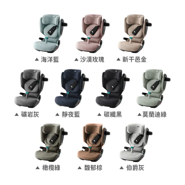【Britax】英國 成長型汽車安全座椅 ISOFIX 3-12歲 Kidfix Pro Style(多款可選)