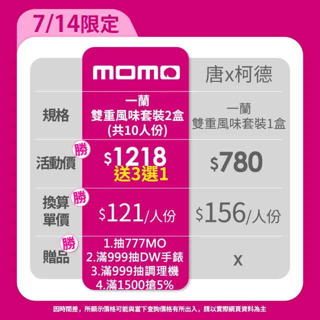 一蘭拉麵 雙重風味套裝組x2盒